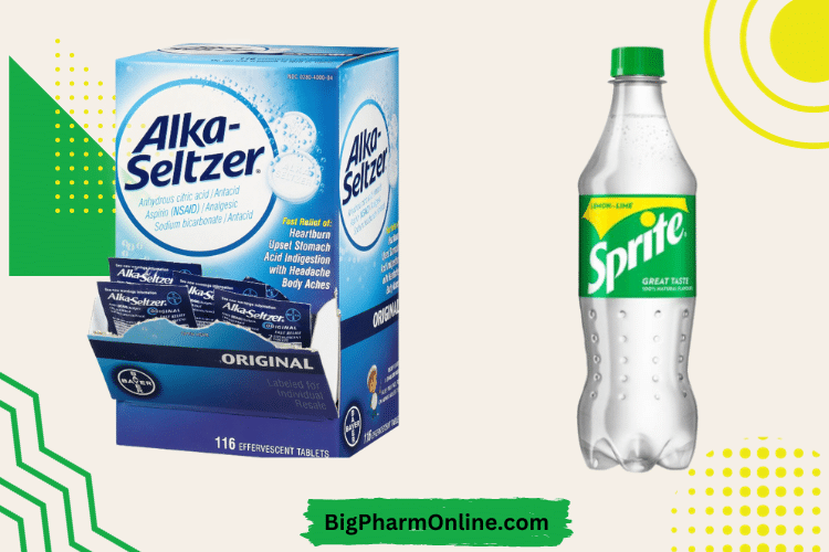 Alka-Seltzer and Sprite Soda