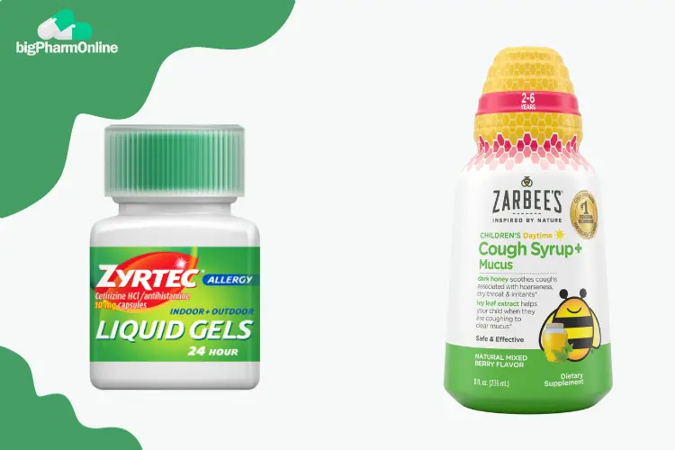 Zarbee's cough syrup with zyrtec