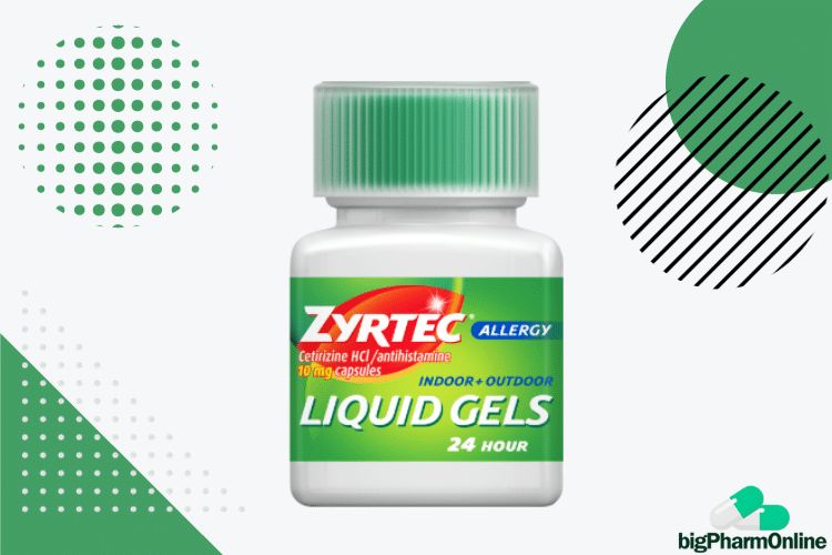 Zyrtec allergy liquid gels