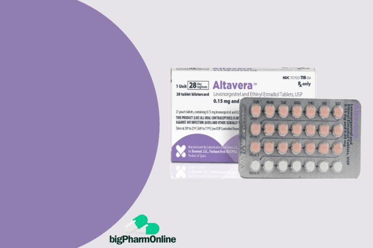 Altavera birth control pill pack